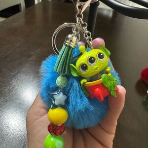Toy Story Alien in full bloom keychain